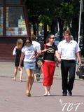 Украинские девушки на улицах.