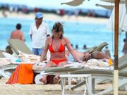 Anthea Turner Bikini Candids