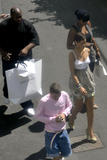 Rihanna shows nice cleavage and great view at her breasts while shopping in Milan